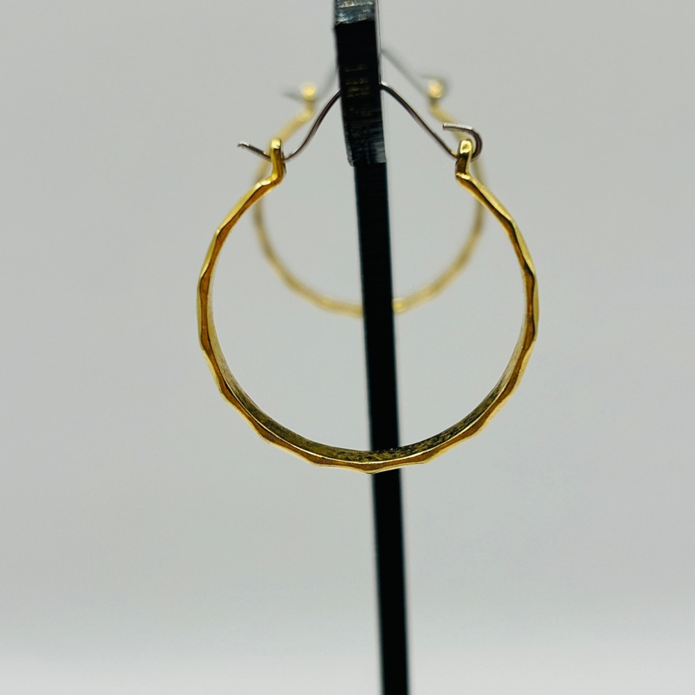 Classic Gold-toned Hoop Earrings